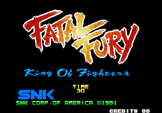 Fatal Fury - King of Fighters + Garou Densetsu - shukumei no tatakai Title Screen
